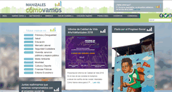 Desktop Screenshot of manizalescomovamos.org