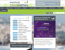 Tablet Screenshot of manizalescomovamos.org